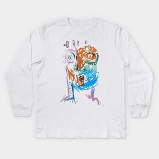 face Kids Long Sleeve T-Shirt